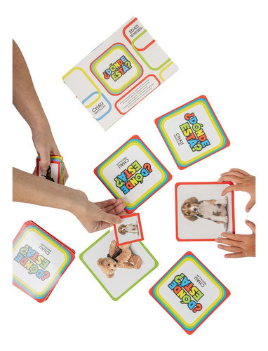 Juego De Mesa Cartas Niños ¿ Donde Esta ?  - Chau Pantallas 1