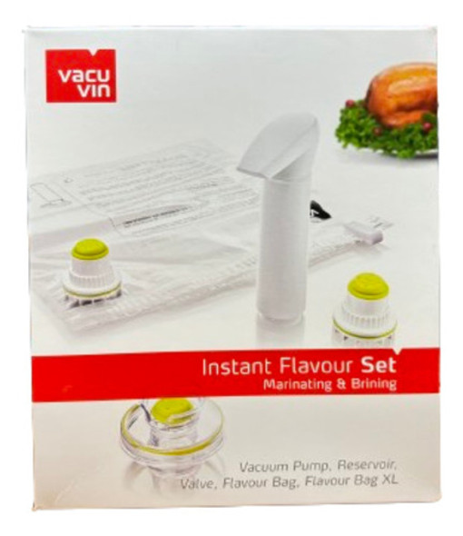 Set Para Marinar Alimenos Vacu Vin - Bomba + Válvula + Bolsa 0