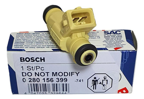 Inyector De Nafta Bosch Vw  Fpx Trend Voyage 1.6 8v 1