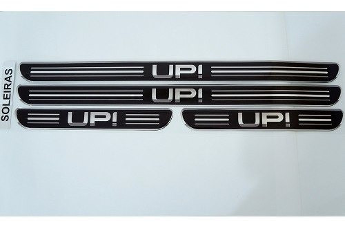 Soleiras Blackout Volkswagen Up 2015 2016 2017 Jogo Adesivas 1