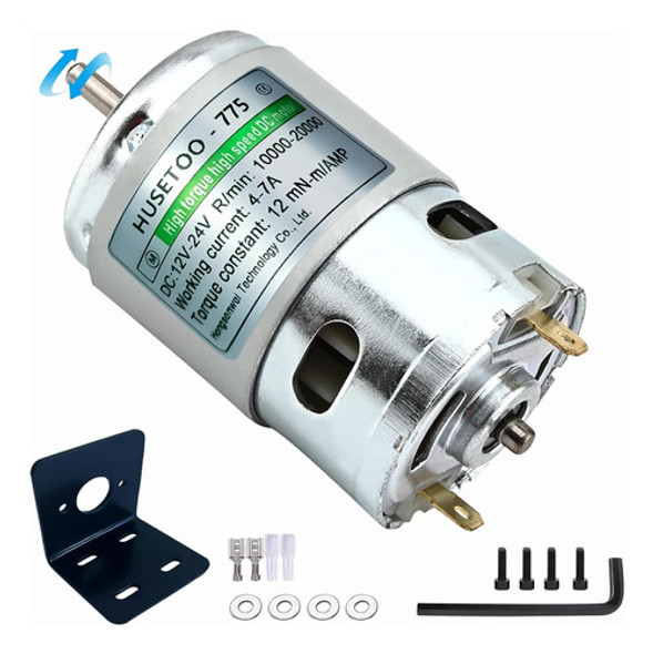 Motor 12v Dc 20000 Rpm De Rodamiento 0