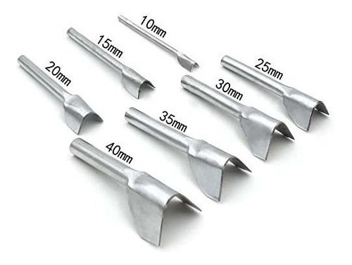 Juego De Punzonadores De 7u. Corte En Forma De V Para Cuero 1