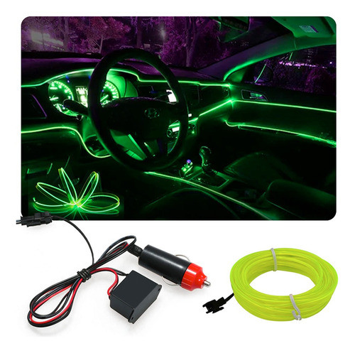 Fita Led Painel Golf 2010 Luz Interna Verde Fluorescente 0