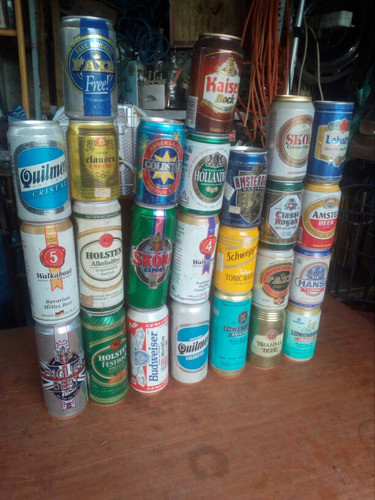 Antiguas Latas De Cerveza Vintage Decoracion Coleccion 1