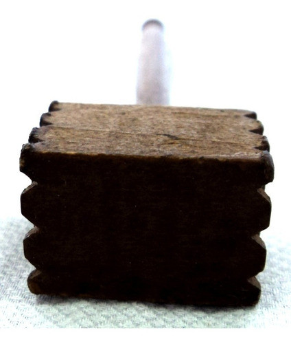 Antiguo Martillo De Juguete De Madera Dentado Milanesa B3 1