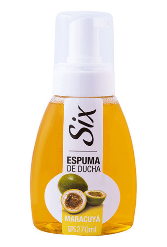 Espuma De Ducha Six Maracuya. Contenido Neto 270ml 0