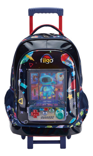 Mochila Filgo 3d Con Carrito - Gamer 0