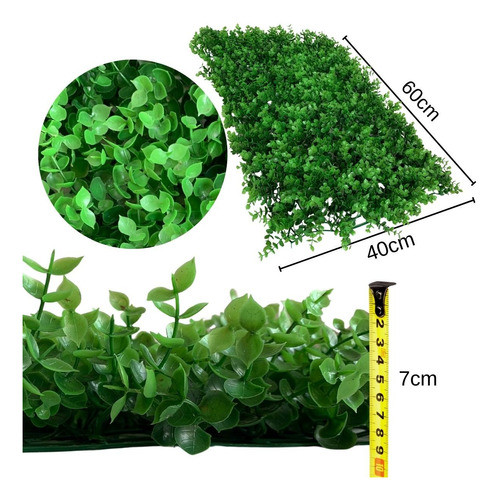 19 Placas De Folhagem Artificial Eucalipto 40x60 P Sala 1