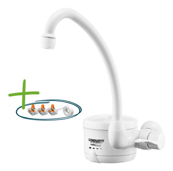 Torneira Lorenzetti Loreneasy Parede 5500w 220v Wago E Veda 0