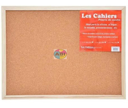 Pizarra  Corcho Marco Madera 60x45cm Premium.les Cahiers 0