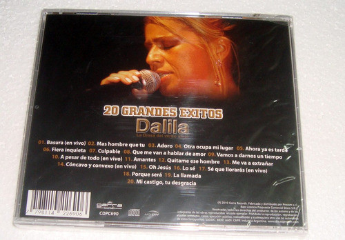 Dalila 20 Grandes Exitos Cd Sellado Nuevo / Kktus 1