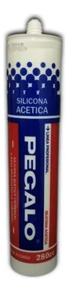 Sellador Silicona Acetica Transparente Cartucho 280ml X 6 0