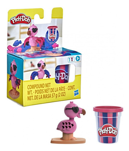 Masas Play Doh Pack Amigos De La Playa Flamenco 0