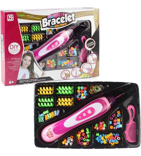 Kit Brinquedo Kit De Tranças De Cabelo Para Meninas Da Moda 0