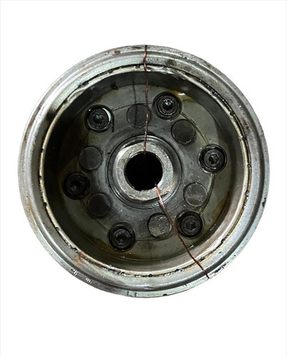 Volante Com Placa Da Partida E Engrenagem Cbx 250 Twister 1