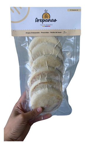 Arepas Artesanales. Precocidas, Envasadas Al Vacio X 6 Unid. 1