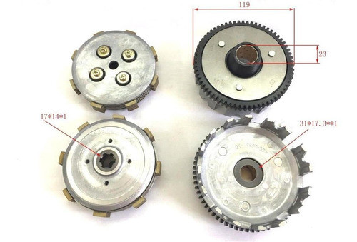 Embrague Completo P/ New Crypton 110 W Std 1