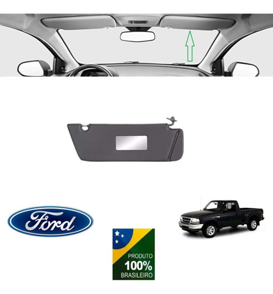 Para Sol Ford Ranger 2004 Cinza Peça Nacional Direito 0