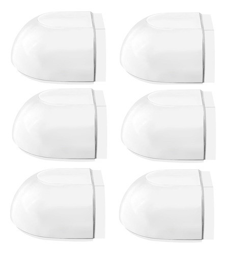 6 Unidades De Batentes De Porta Floor Autoadesivo Door Buffe 0