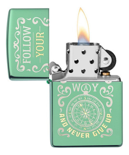 Encendedor Zippo Original Follow Your Way Design 1