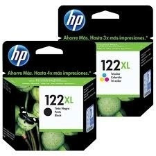 Kit 2 Cartucho 122xl Preto E Color Hp Original Novo Lacrado 0
