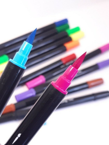 Marcadores Punta Pincel Set X24 Brush Lettering 2 Sets 0 Marcadores Punta Pincel Set X24 Brush Lettering 2 Sets 0
