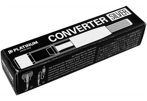 Conversor P/ Caneta Tinteiro Platinum Silver 1