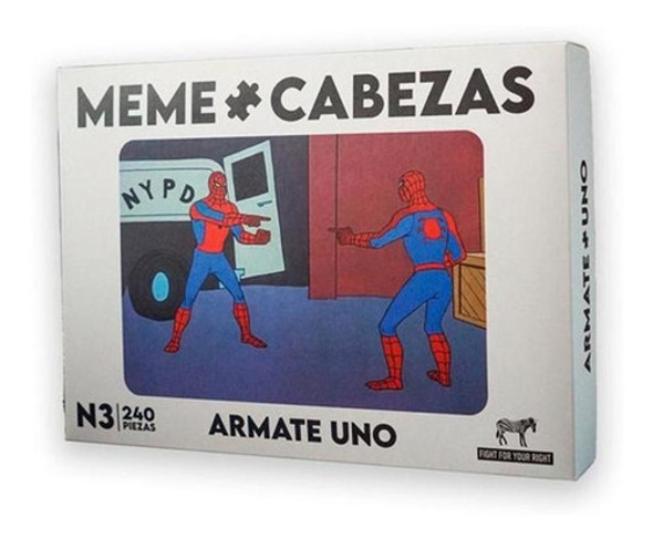 Meme Cabezas N3 Spiderman Señalando 0