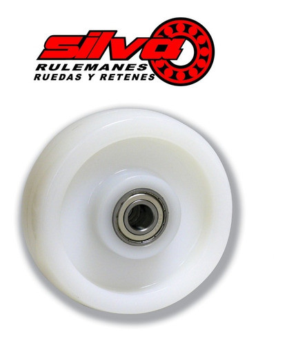 Rueda De Nylon 200mm Con Rulemanes 1