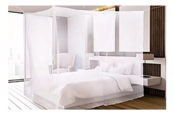 Mosquiteiro De Teto Para Cama De Casal Queen Super King 0