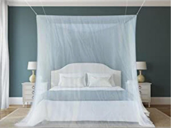 Mosquiteiro De Teto Para Cama De Casal Queen Super King 1