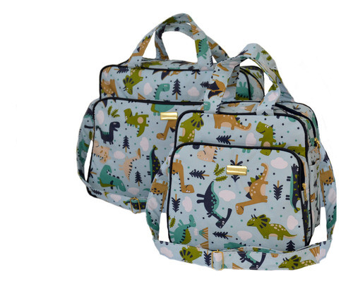 Kit Bolsa Mala Bebê Menino Passeio Enxoval 0
