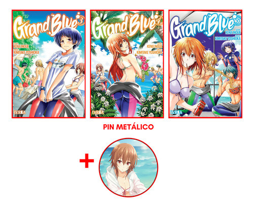 Combo Grand Blue 3 A 5 - Manga - Ivrea 0