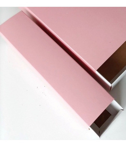 5 Cajas Con Faja Desmontable Rosadas - 21 X 5 X 5 Cm 1