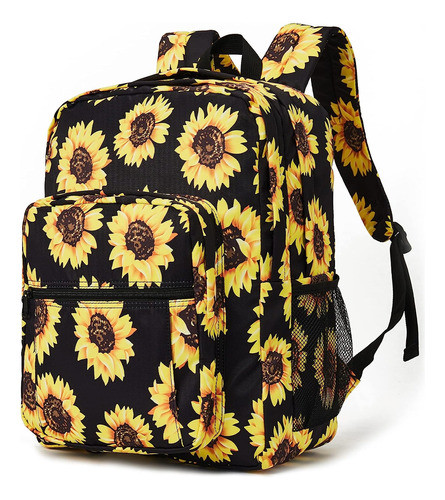 Mochila Escolar Telena Para Adolescentes Y Ninas Girasol 0