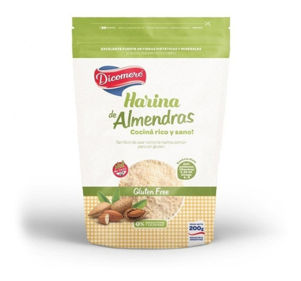 Harina De Almendras Dicomere 200g Sin Tacc Vegano - Dw 0 Harina De Almendras Dicomere 200g Sin Tacc Vegano - Dw 0