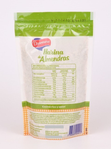 Harina De Almendras Dicomere 200g Sin Tacc Vegano - Dw 1 Harina De Almendras Dicomere 200g Sin Tacc Vegano - Dw 1