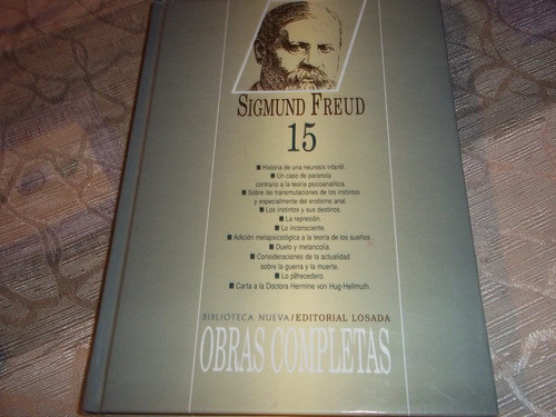 Sigmund Freud - Obras Completas Nro. 15 - Edit. Losada 0
