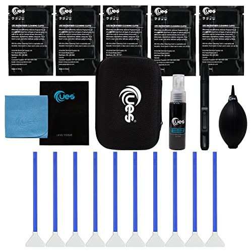 Kit Limpieza Lentes Sensor Cámara Dslr Paño Soplador Aire 0