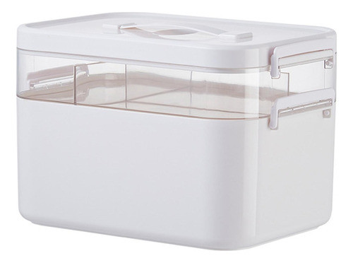 Caixa Caixa Dupla Camada Portátil, Estojo De Primeiros 0