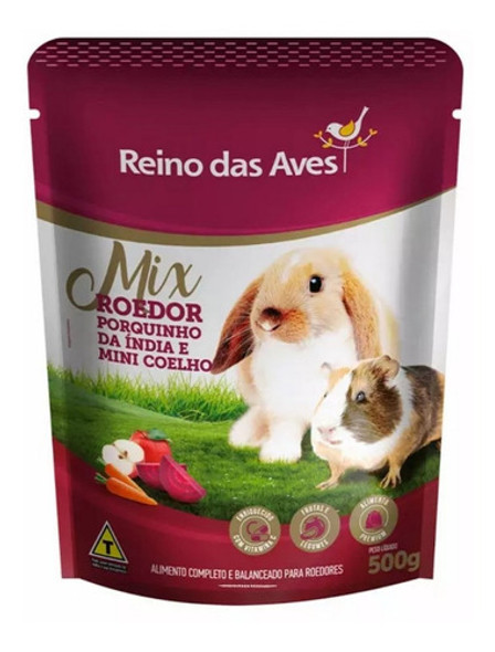 Ração Gold Mix Porquinho Da Índia E Mini Coelho 500g R.d.a 0