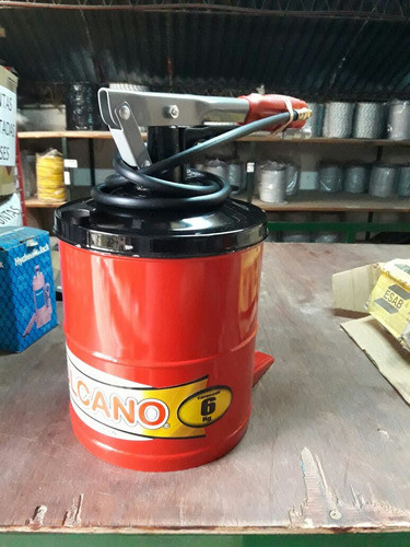 Balde De Engrase Con Manguera 6kg Vulcano Grasa Envio 1
