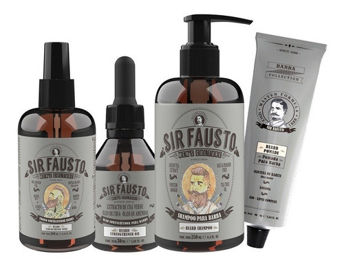 Oleo + Shampoo + Tonico Crecimiento + Pomada Sir Fausto 0
