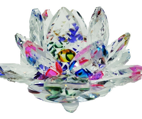 Flor De Lótus De Cristal Boreal 9cm 0