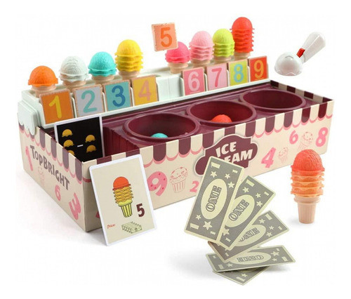 Juego Heladería De Números Y Colores Top Bright 0