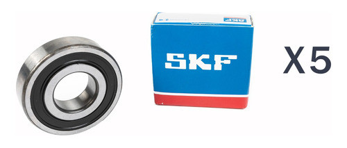 Kit X5 Rulemanes 6005 2rsh / C3 Skf 1