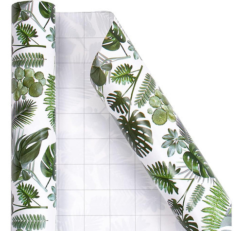 ~? Laribbons Monstera Leaf Wrapping Paper Roll - Perfecto Pa 1