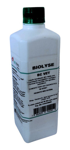 Reagente Hematológico Biolyse (bc Vet) - Fr 0,5 L 0