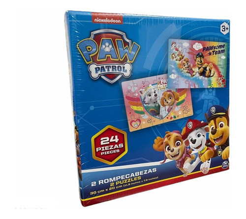 Paw Patrol Rompecabezas Puzzle 2 En 1 Original 1610 0