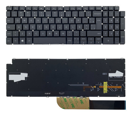 Teclado Para Dell Inspiron 15 5590 5598 5593 P90f Luminoso 0